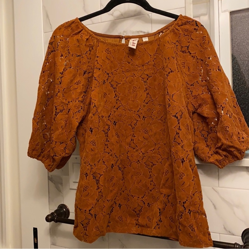Anthropology Lace Top M